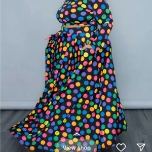 2 piece maxi skirt set